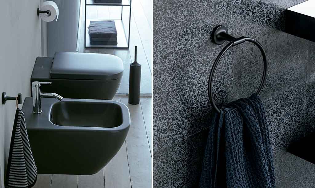 sanitari sospesi colore nero