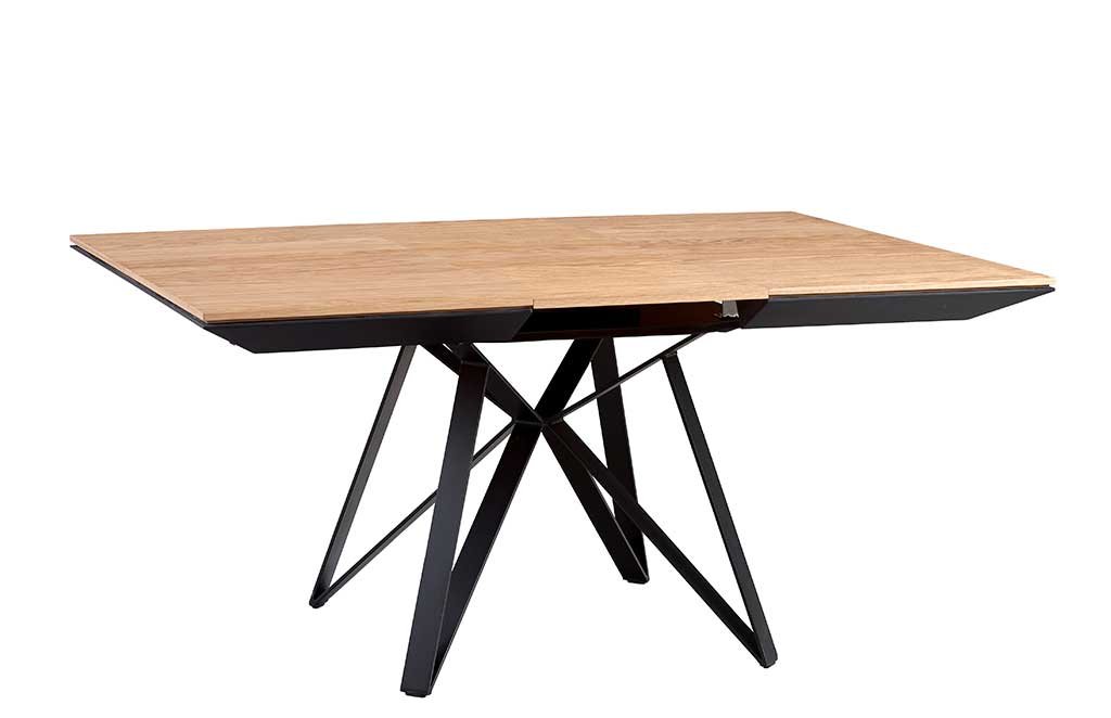 tavolo allungabile legno chiaro piano