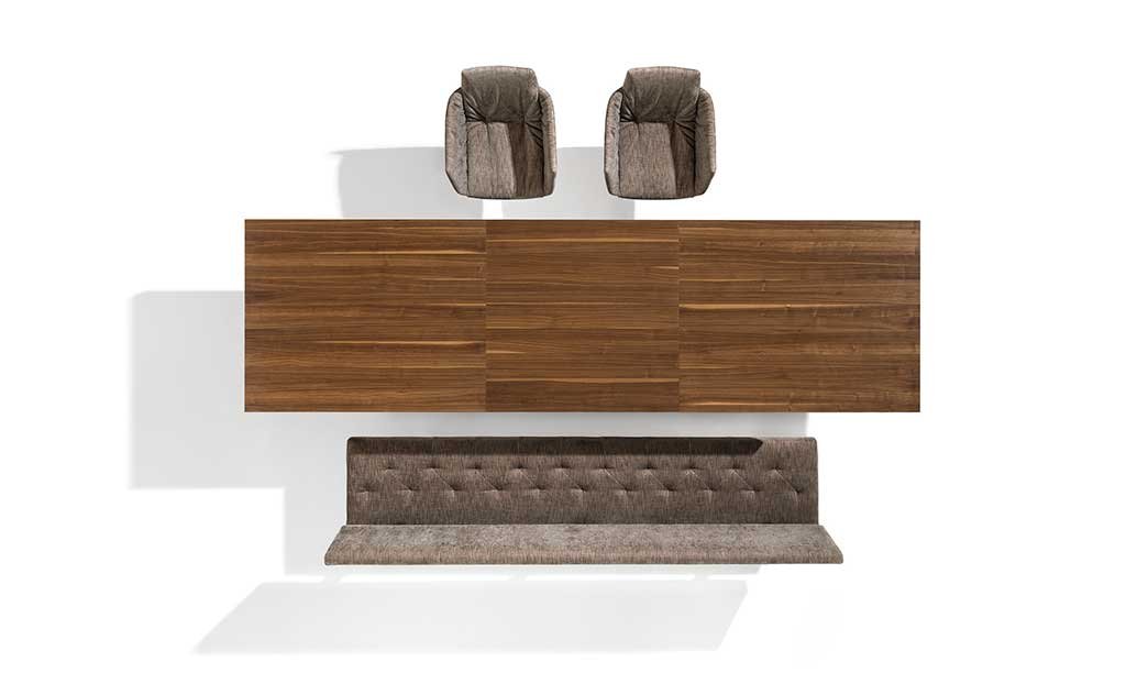 tavolo rettangolare allungato legno