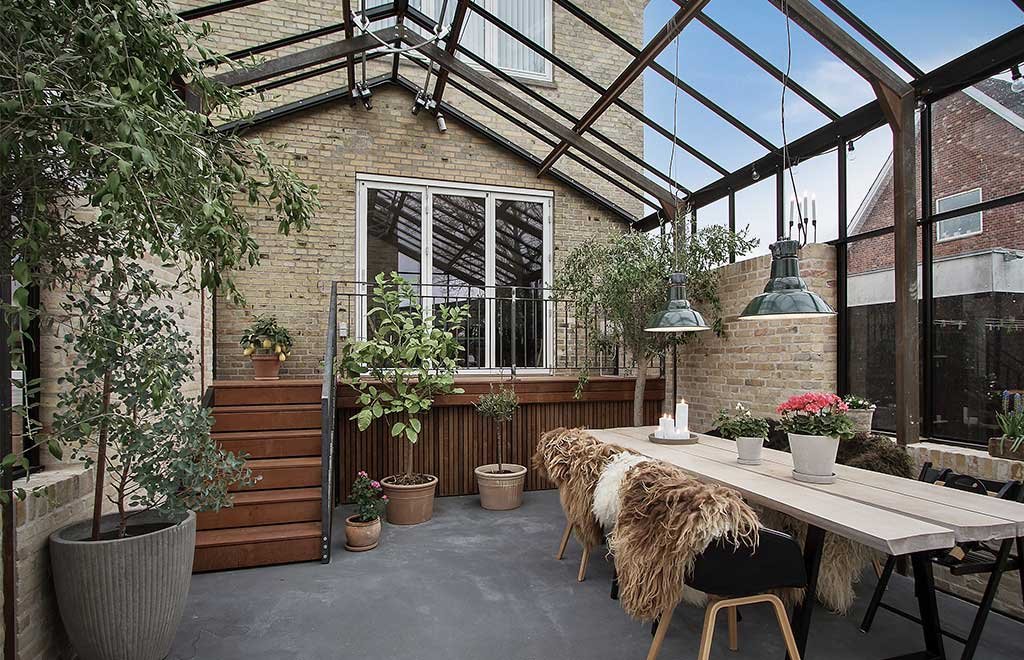 giardino inverno veranda