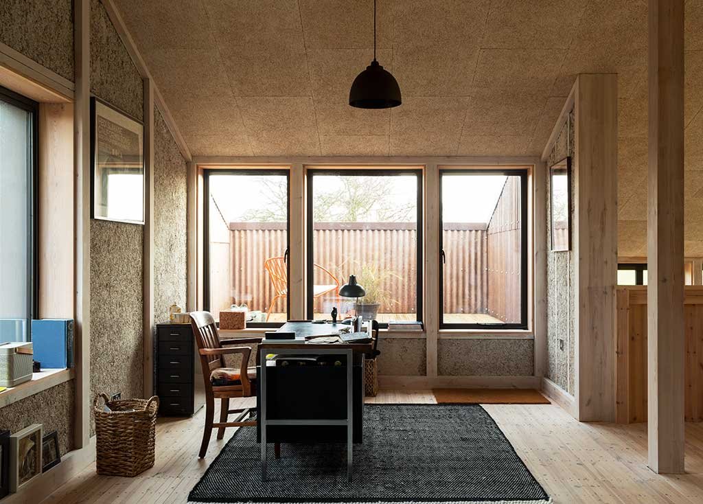 angolo studio casa legno