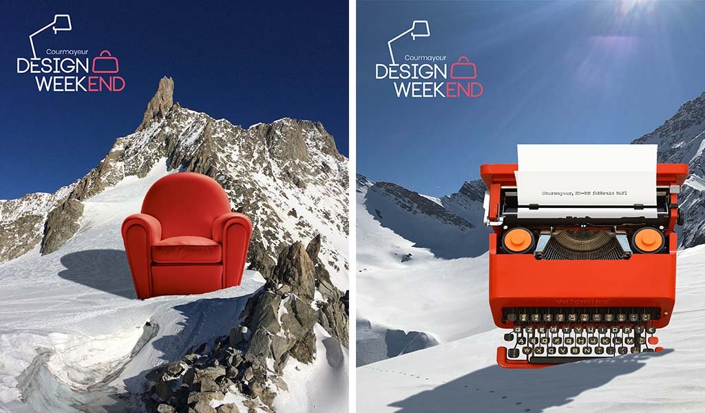 poster courmayeur design weekend