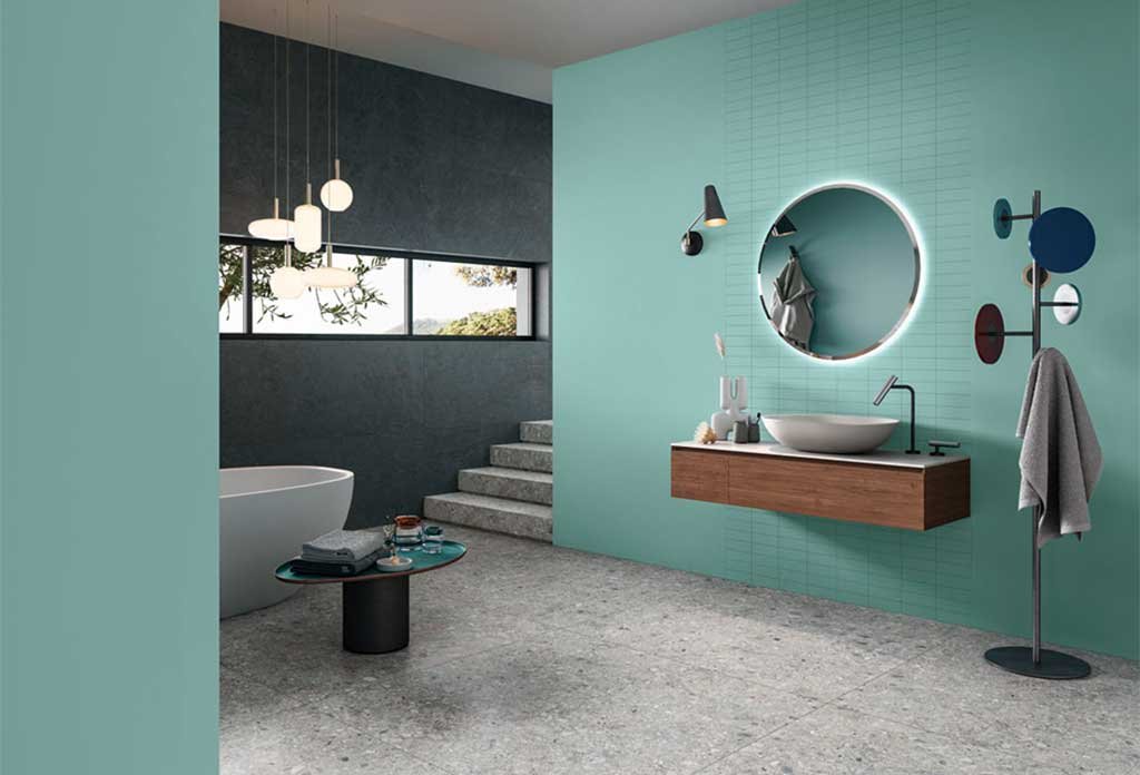 piastrelle bagno gres lavanda