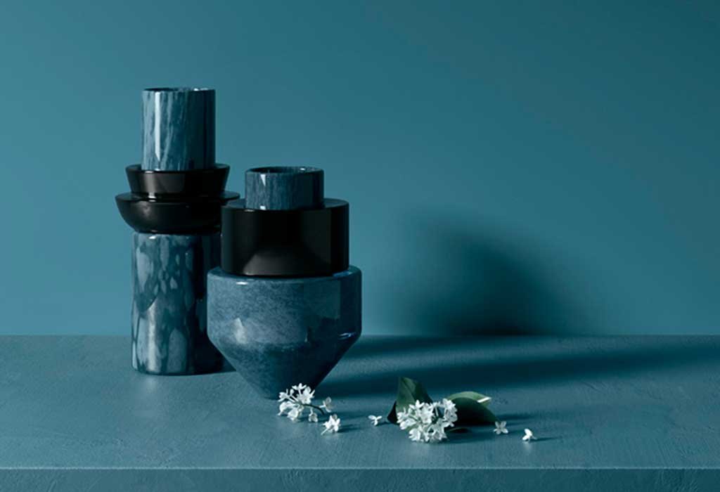 gres colore blu oltremare