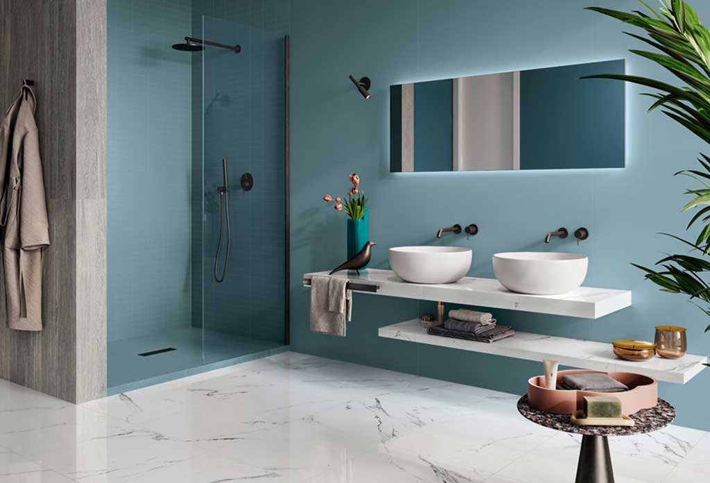gres color indaco bagno