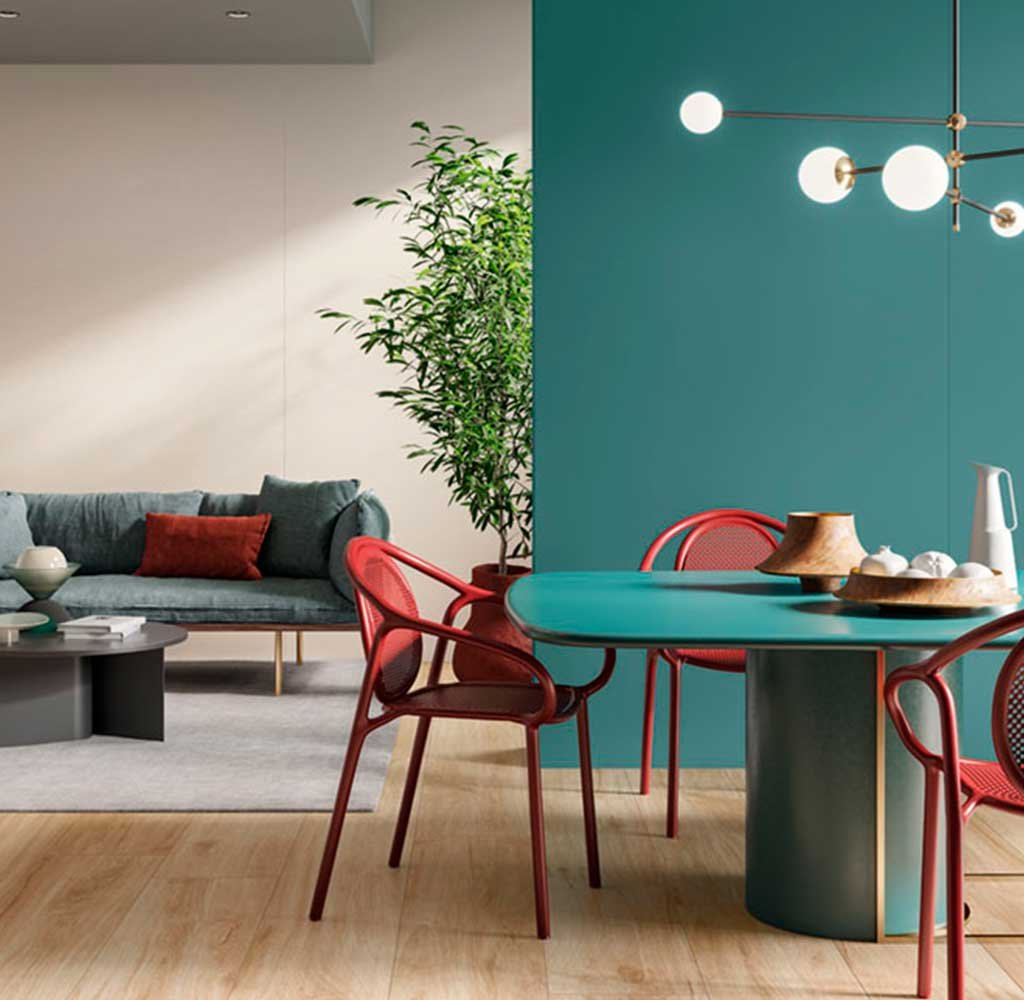 gres color ottanio e cristallo living pavimento effetto legno gres