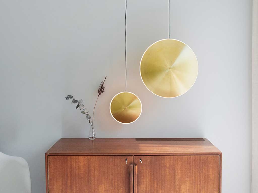 lampadari disco ottone