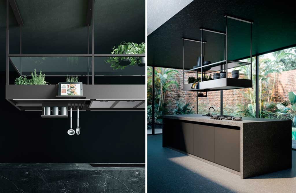 cappa design cucina isola