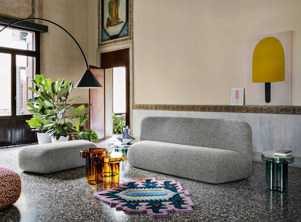 sofa botera grigio chiaro