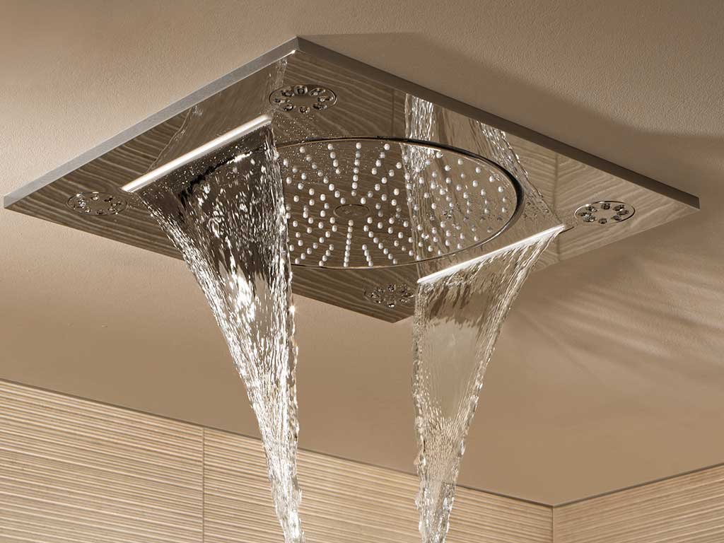 soffione getto cascata
