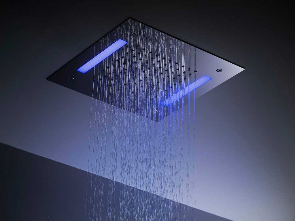 soffione luce integrata