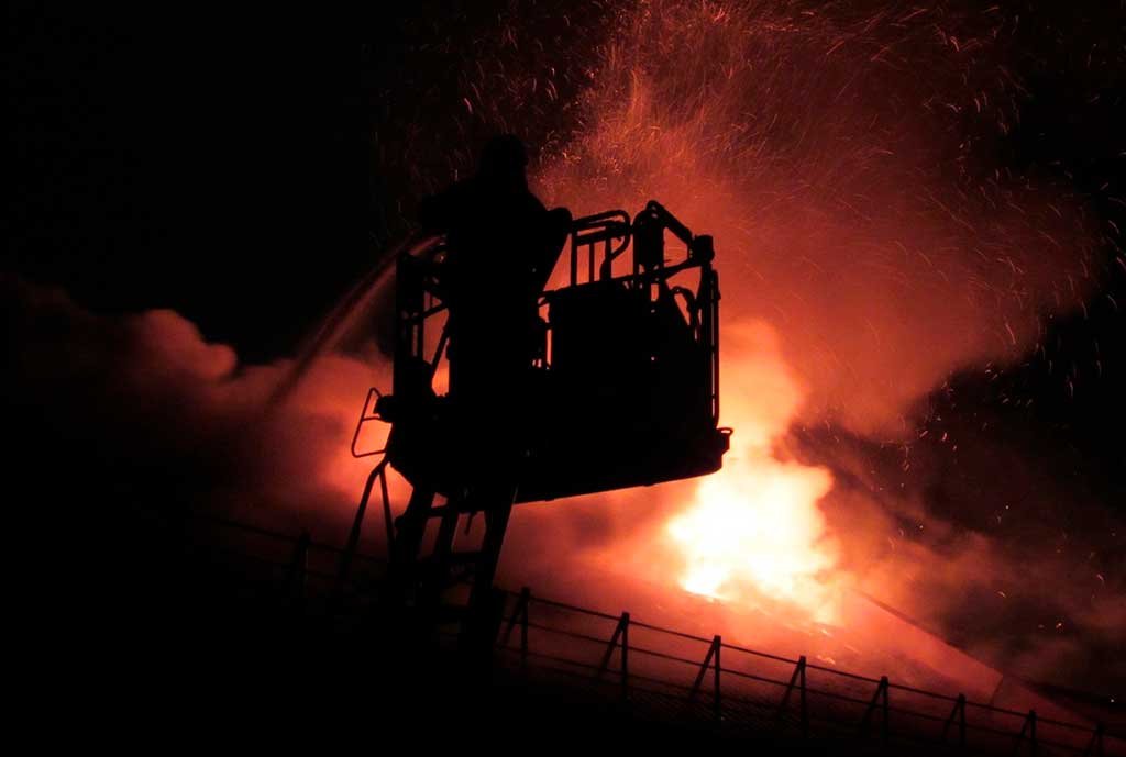 cestello incendio casa