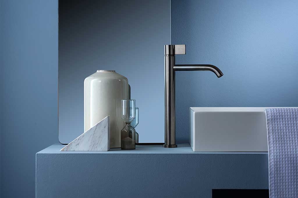 miscelatore inox spazzolato