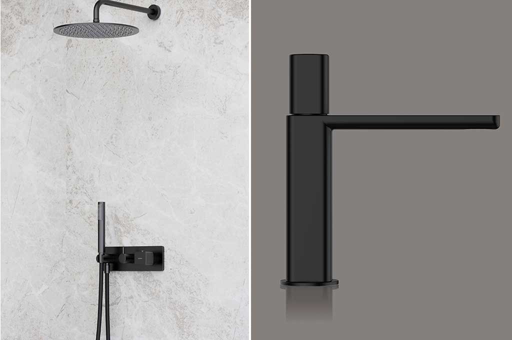 rubinetti bagno nero