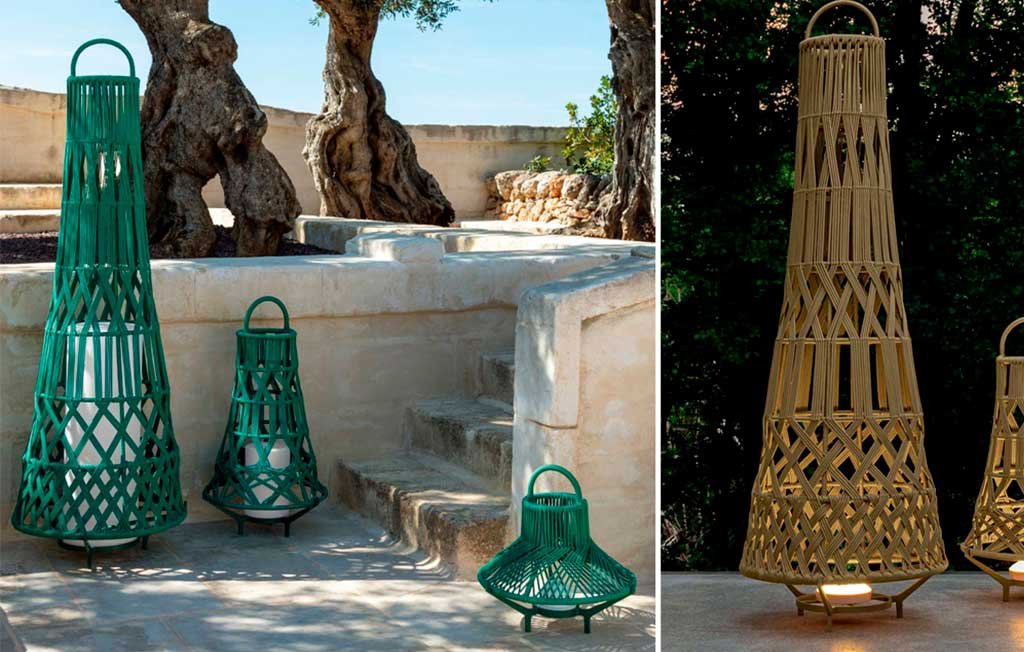 lampada tribale esterno ricaricabile