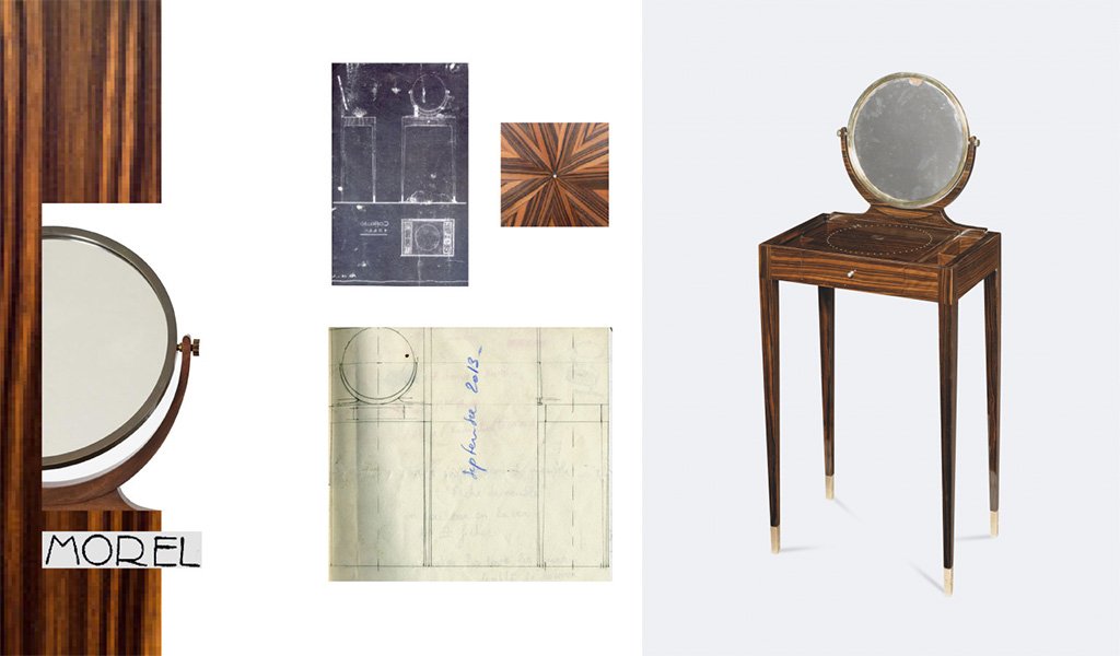 toletta art deco morel schizzi e mobile