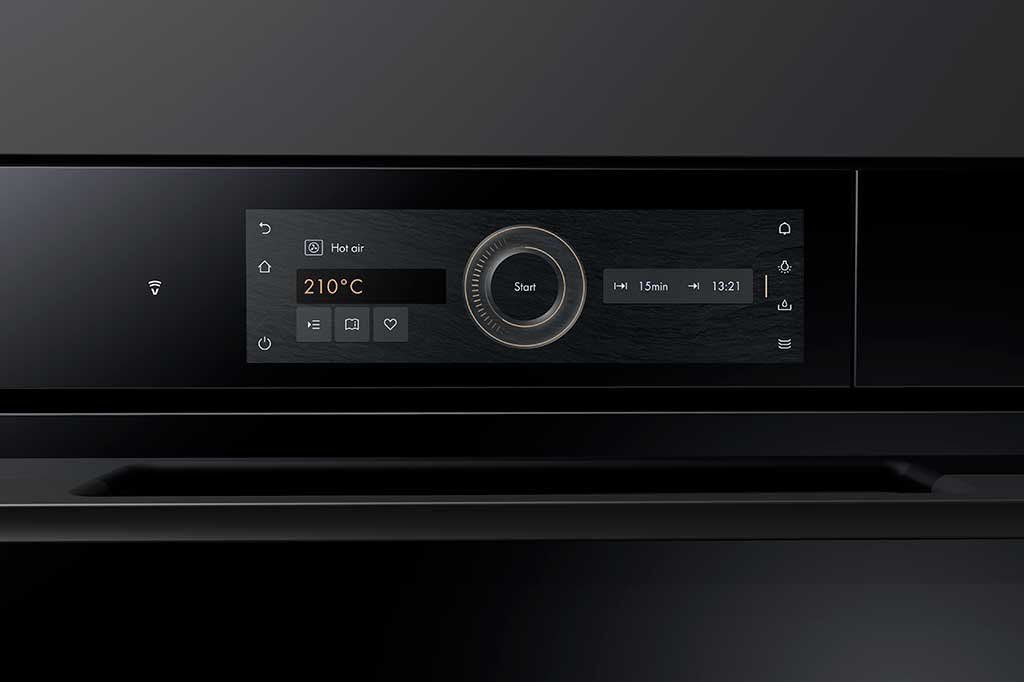 pulsante circle slider forno