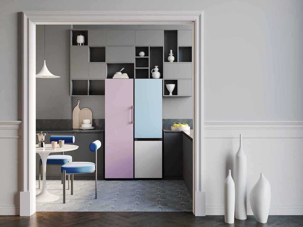 frigo pannelli colorati vetro