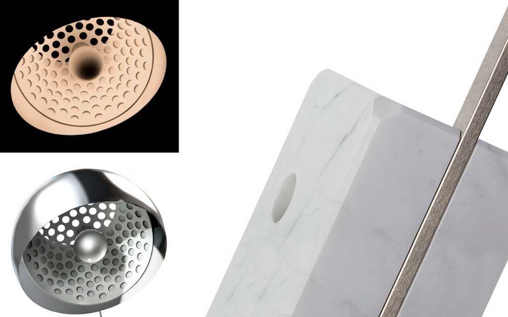 base e diffusore lampada arco