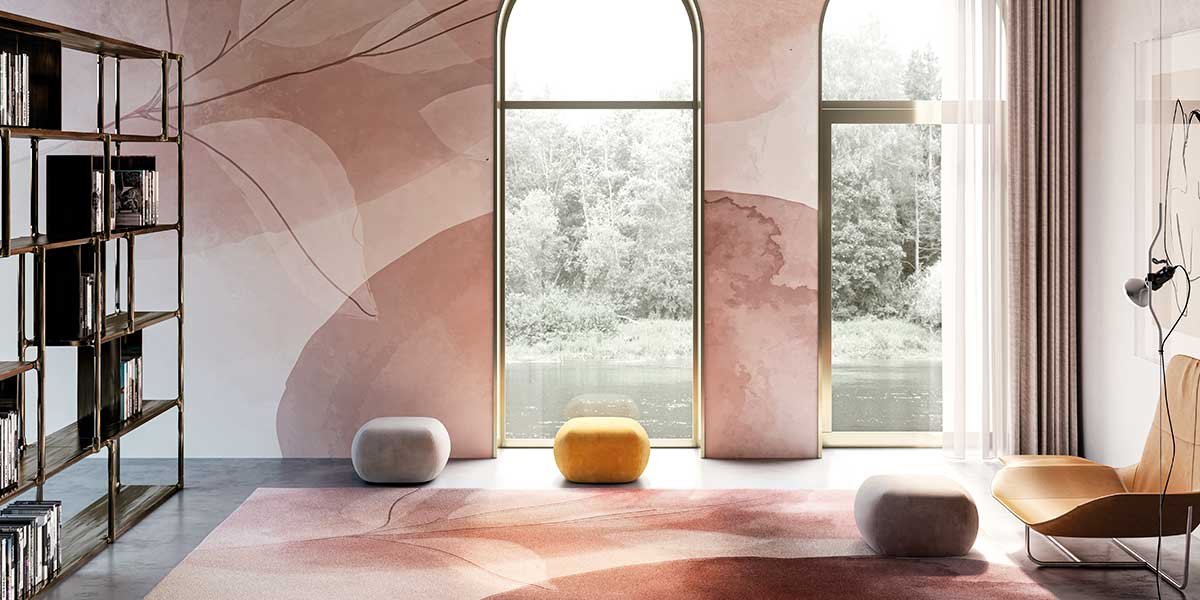 carta parati living grace