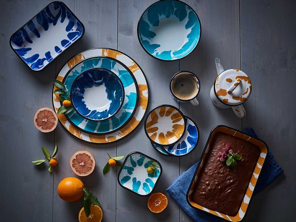 tableware metallo smaltato