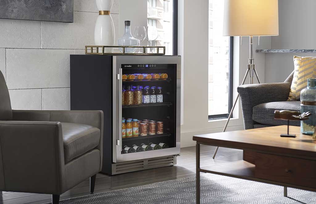 frigobar inox freestanding living
