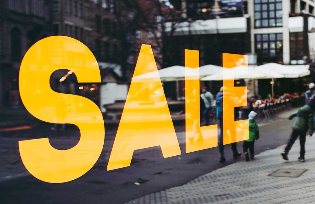 vetrina sale