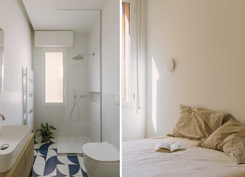 bagno e camera da letto