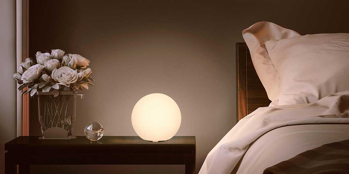lampada soft comodino bioritmo naturale luce