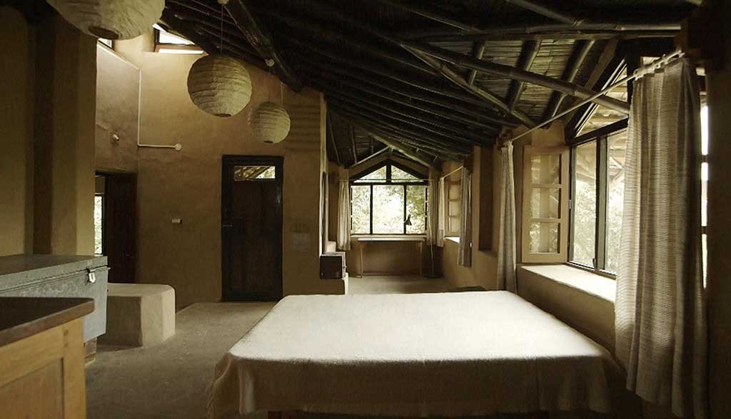 Dharmalaya Institute cottage insegnanti zona notte