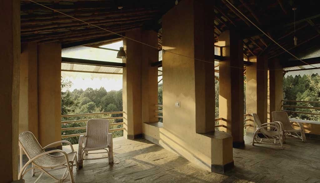 Dharmalaya Institute vista dalla loggia