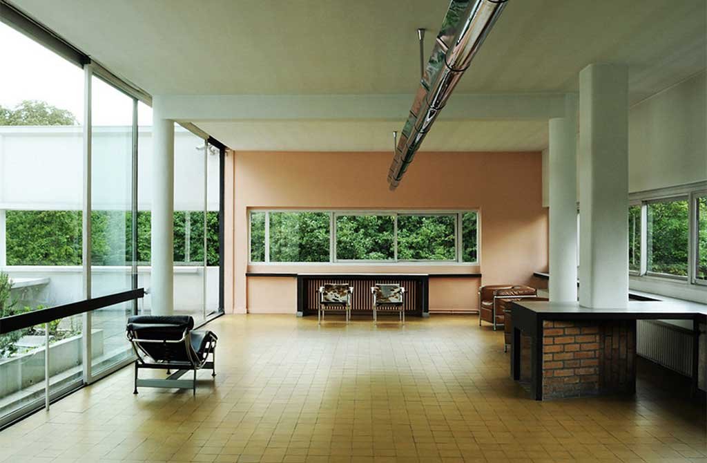 interni villa savoy le corbusier