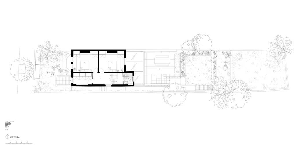 second floor plan pigment house