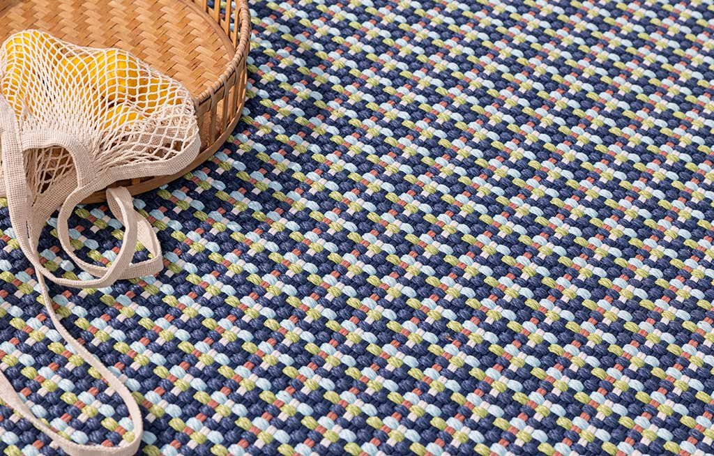 tappeto in plastica riciclata