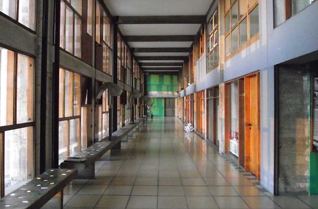 interno unite habitation marsiglia le corbusier