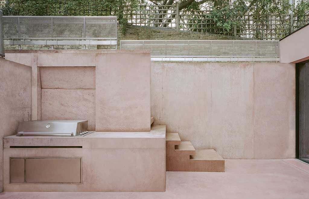 pigment house barbecue area