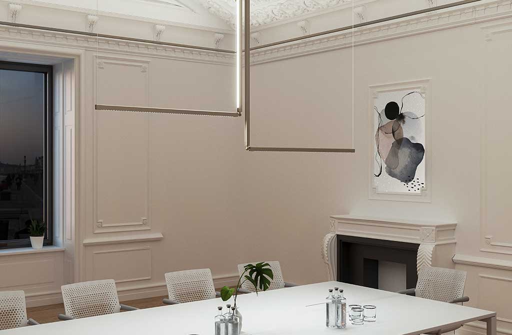 lampada modulabile soffitto led tavolo pranzo