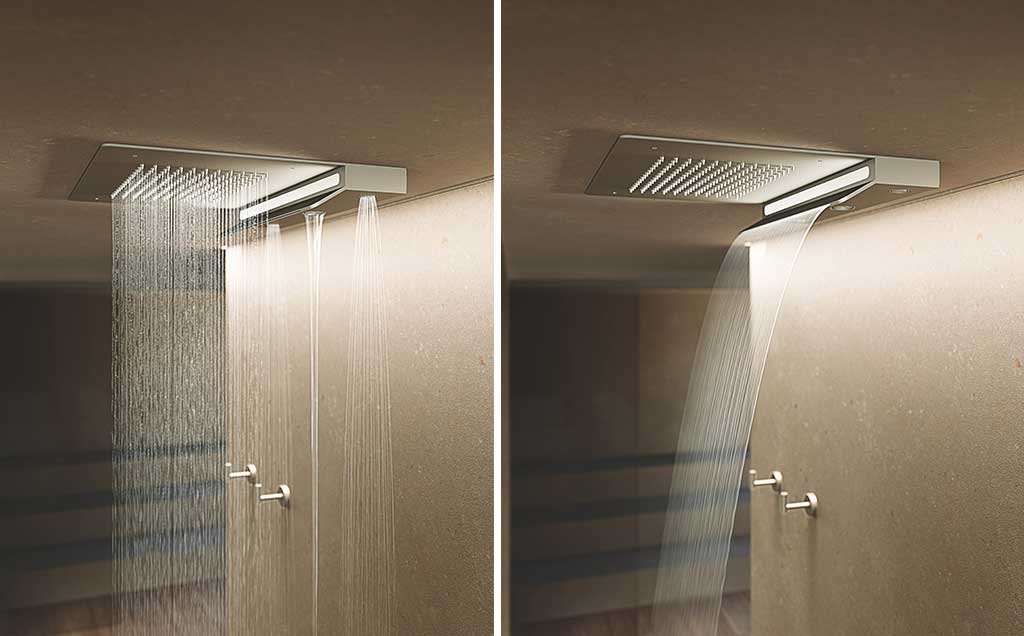 soffione soffitto con led