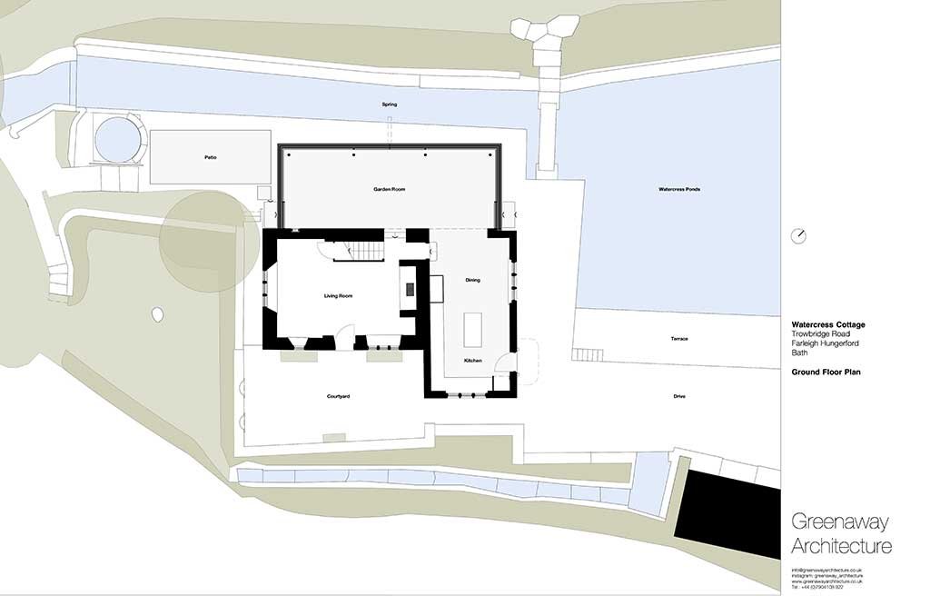 mappa piano terra cottage