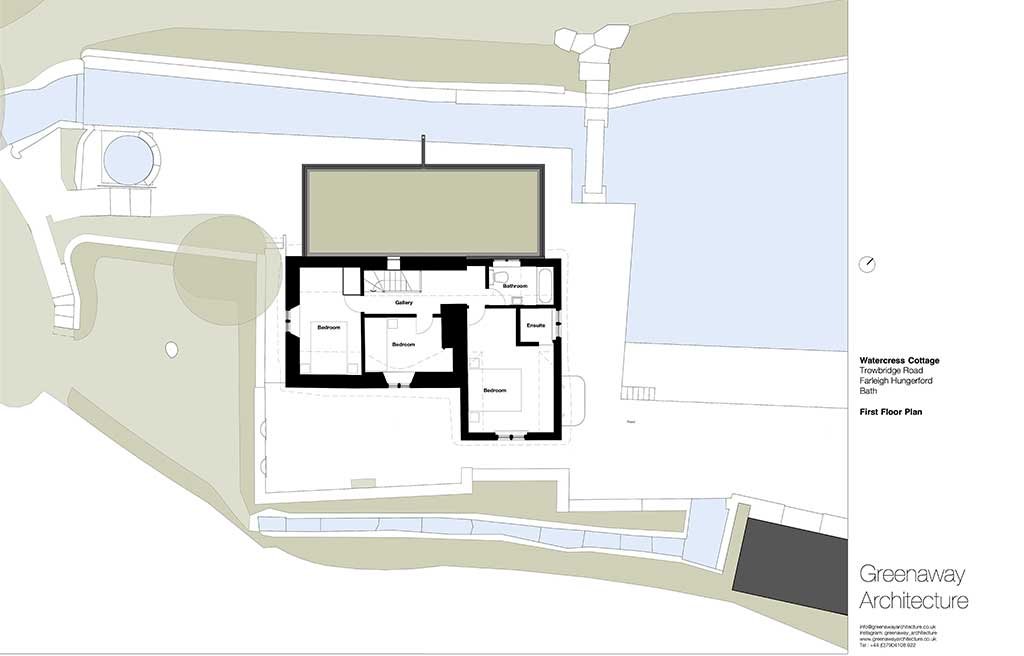 primo piano cottage mappa