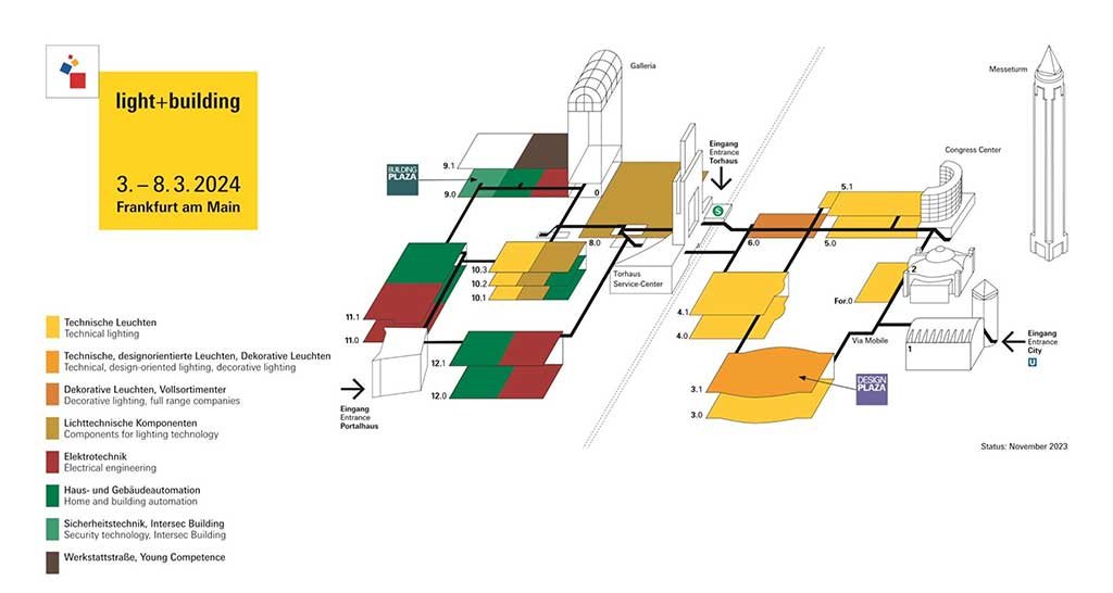 mappa fiera lightbuilding 2024