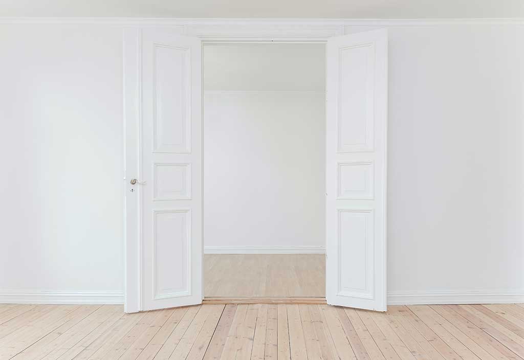 stanza bianco legno