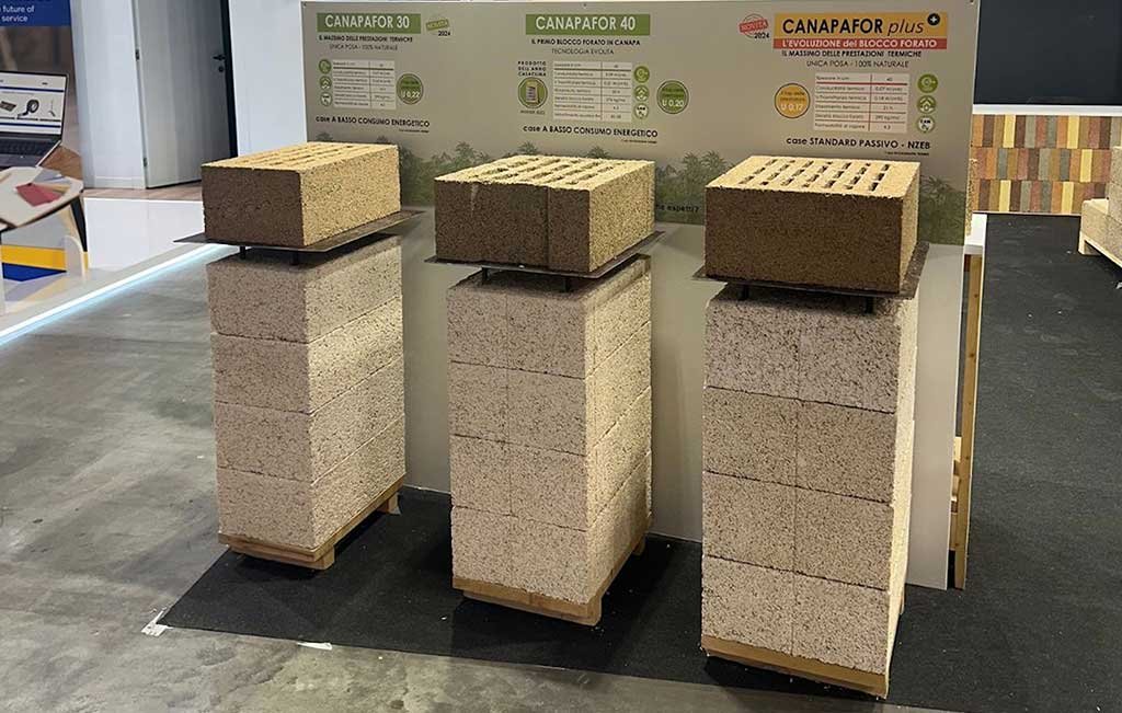 mattoni in canapa