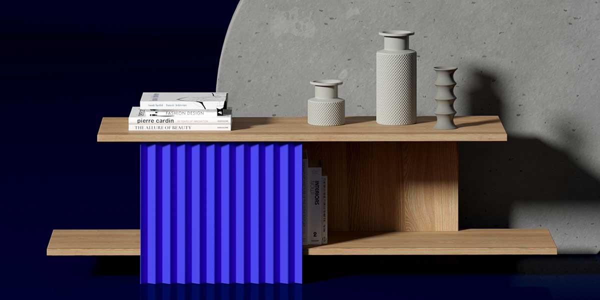 mobile tv legno basso design