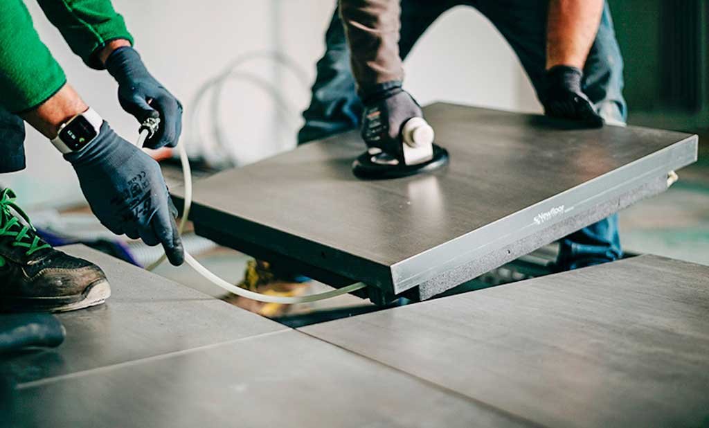laying slab floor