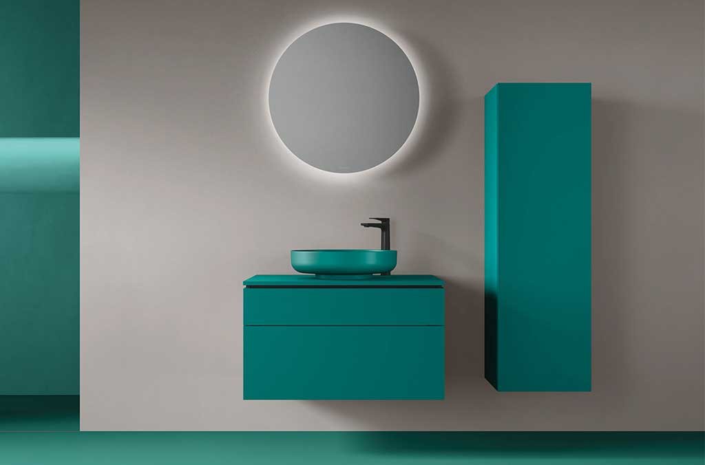 arredo bagno verde