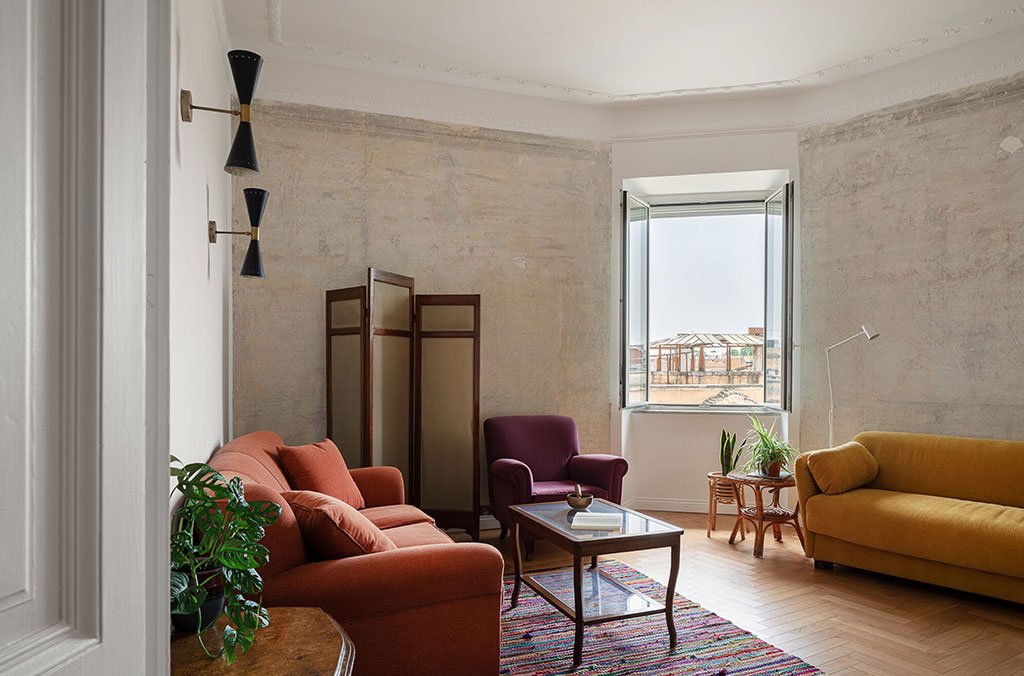 renovated living room