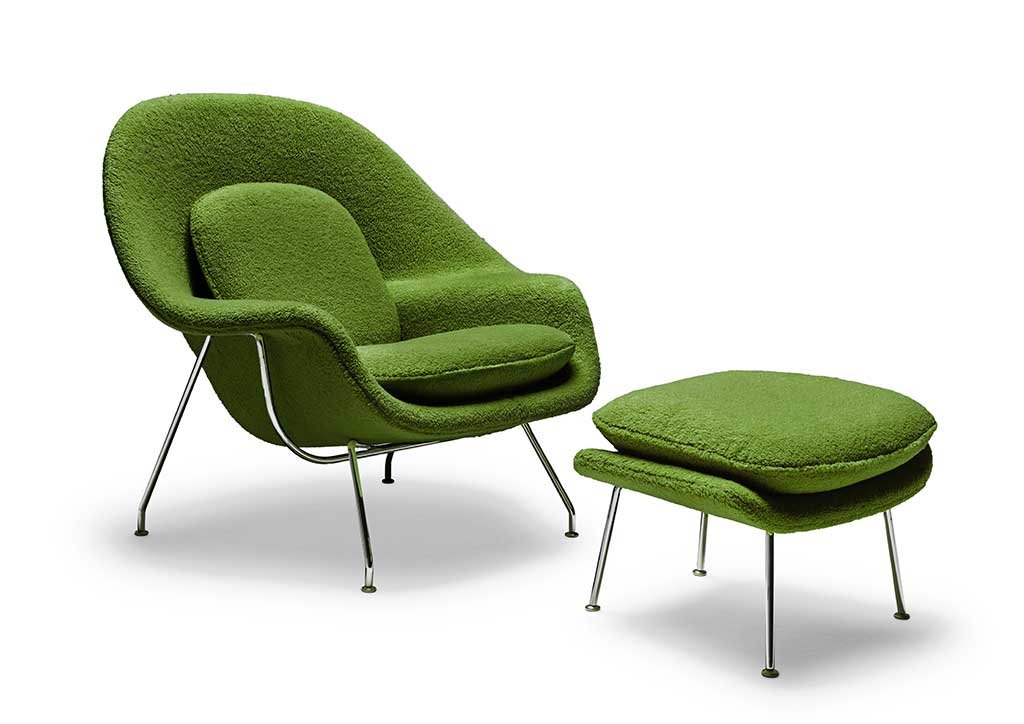 knoll poltrona pouf