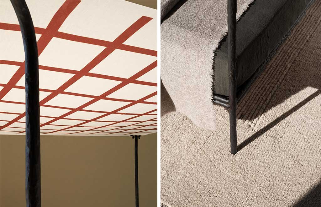 particolari letto velario