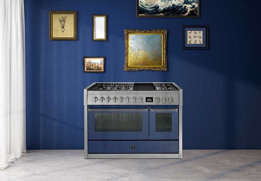 cucina gas blu